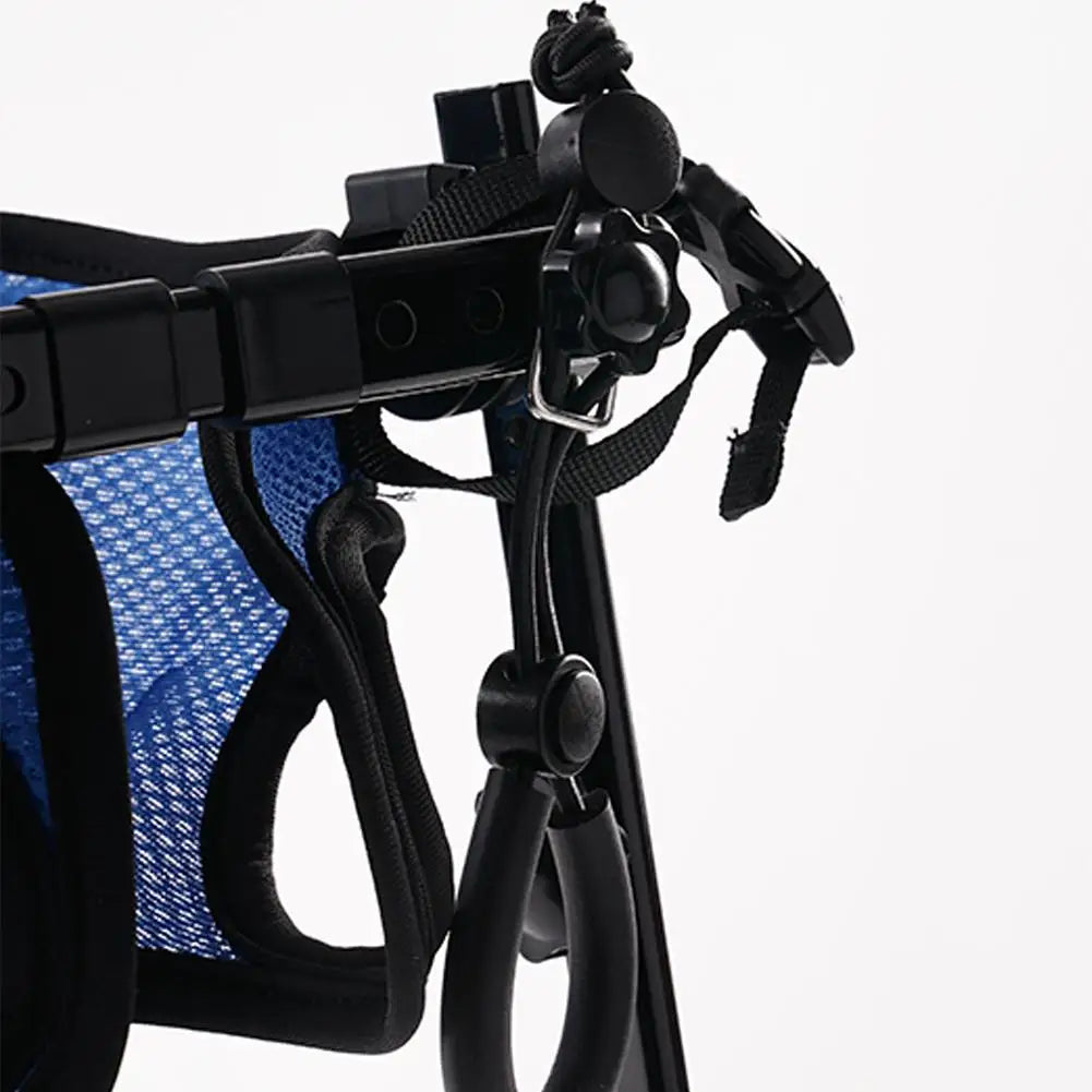 1Pcs Pet Wheelchair Cart Adjustable Pet Cat Dog Rehabilitation Walking Wheels Aids Mobility Assistance Light Pet Walk Tools