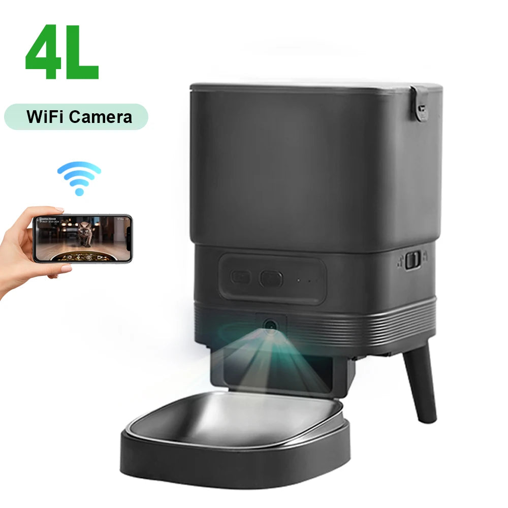 Smart Pet Feeder Automatic Cat Feeder Dog Slow Food Machine With Timed Quantitative Automatic Cat Food Dispenser Dog Cat Bowl