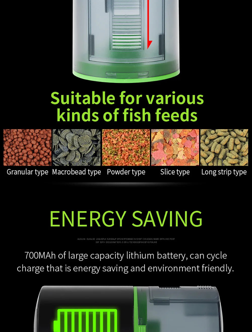 Automatic Fish Feeder Digital Fish Tank Aquarium Food Dispenser Plastic Intelligent Timing Electric Fish Feeding Tool For Turtle
