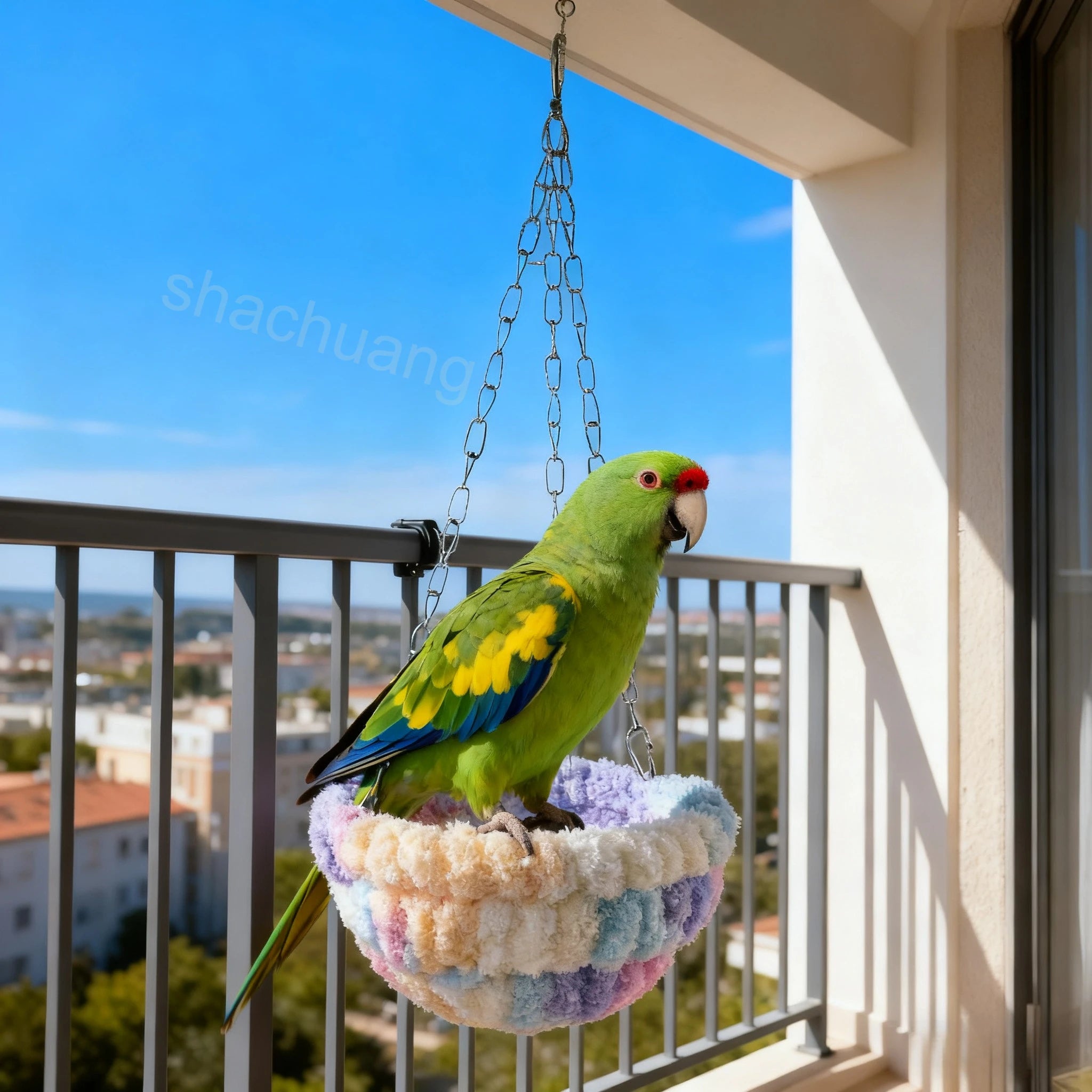 2025 Parrot Breeding Nest Versatile Winter Bird House Hanging Hammock Cage Accessories Breathable Warm Parrot Cage Nid Oiseaux