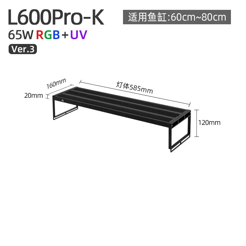 WEEK AQUA L Series APP Control Dimmer & Timer RRB+UVA Aquarium Lighting Planted Led Light