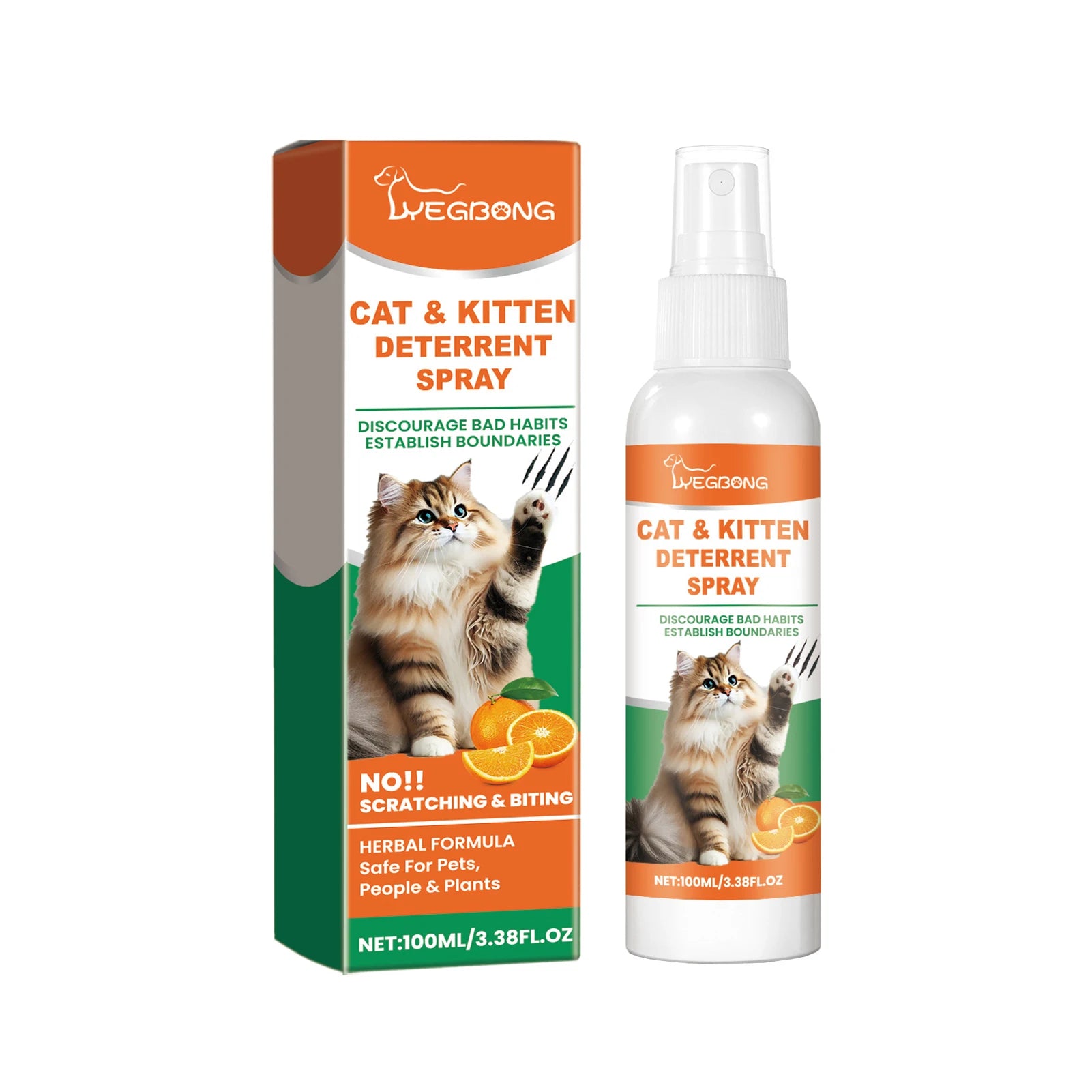 100ml Cat Scratch Deterrent Spray Cat Scratch Furniture Protector Spray Training Pet Training Liquid For Protecting Furniture