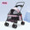 Pet Stroller Dogs Cats Teddy Bear Baby Stroller Small Pet Stroller Light and Foldable Suitable Outdoor Travel Dog Cat Supplies