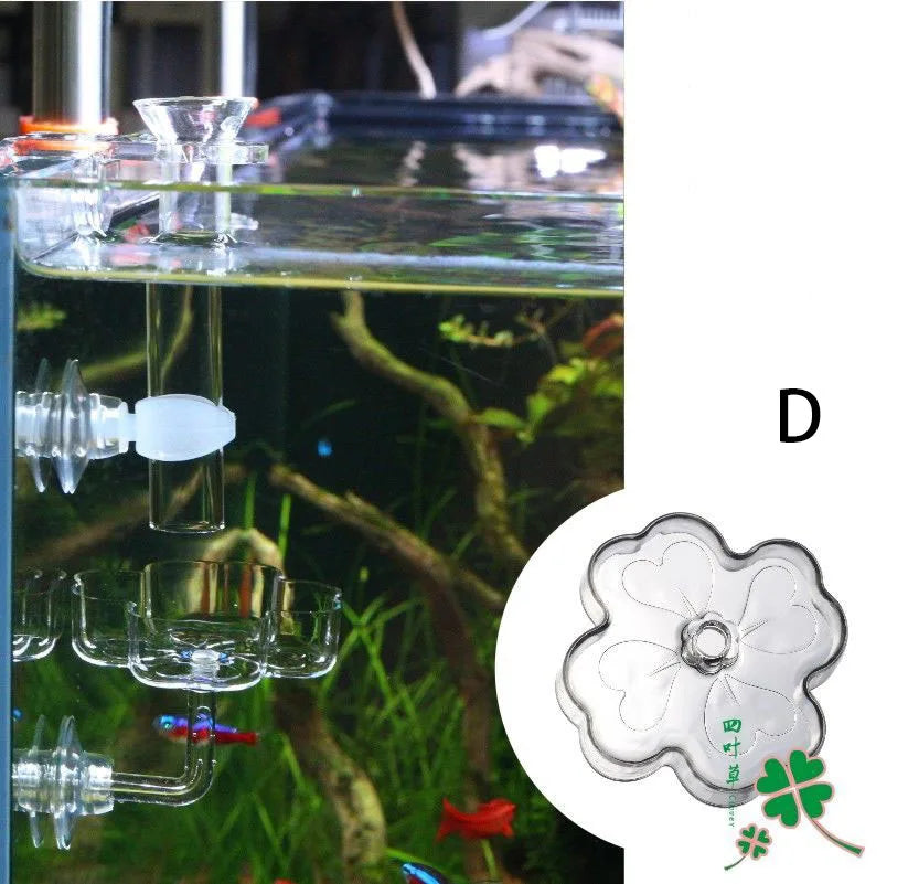 Aquarium Feeding Tray Clear Fish Shrimp Food Feeder Tube Dish Shrimp Bowl Feeding Ring Fish Tank Decoration Accessories