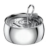4L Ultra-Quiet Stainless Steel Cat Water Fountain Automatic Drink Filter Pet Drinking Dispenser Drinker For Cats Water Filter