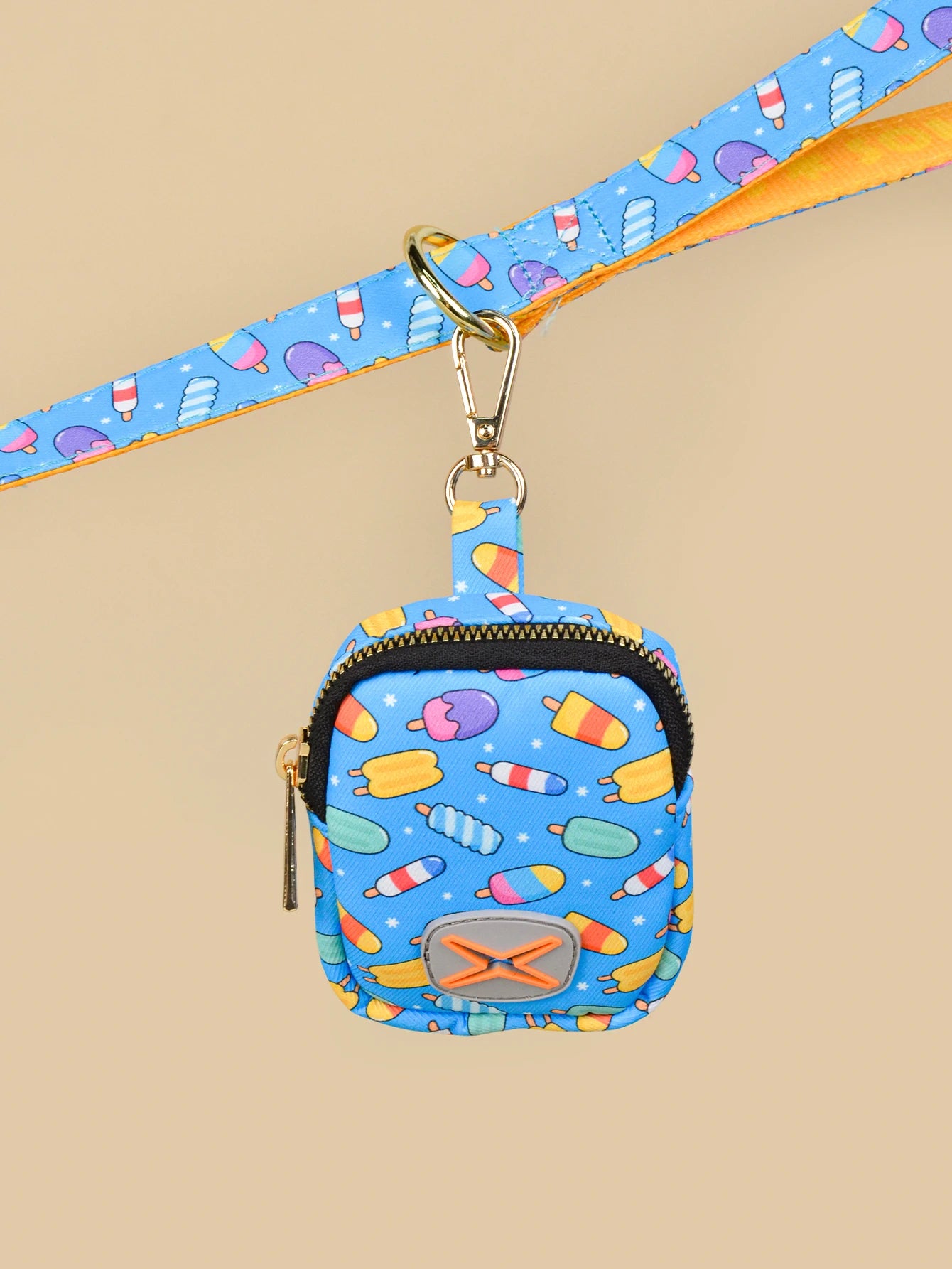 1 Pcs Valentine's Day and New Year's gift For Dog High Quality Designer Cute Pattern Gold Metal Hardward Dog Poop Bag Holder