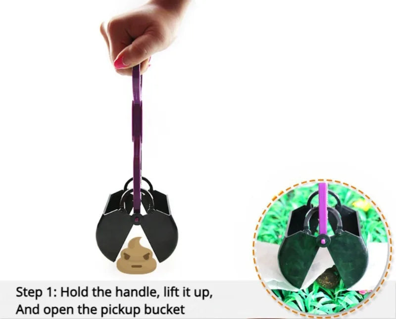 New Dog Poop Picker Extra Long Handle Large Collapsible Scooper Outdoor Dog Walking Cleaning Tool Feces Collector Pet Products