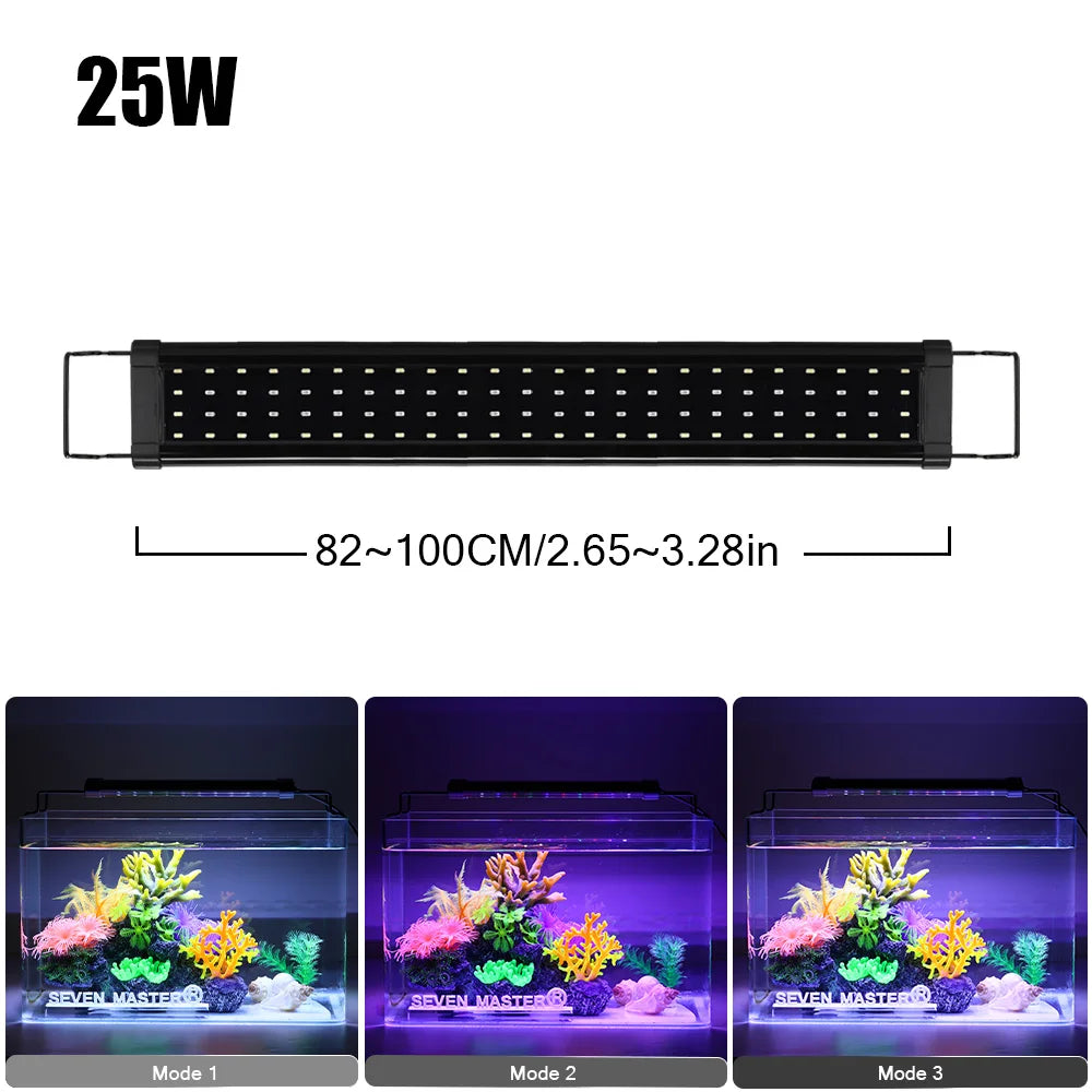 Aluminum Alloy Aquarium Lamp For Plant Grow Fish Tank Bracket Lights Clip on Fish Tank