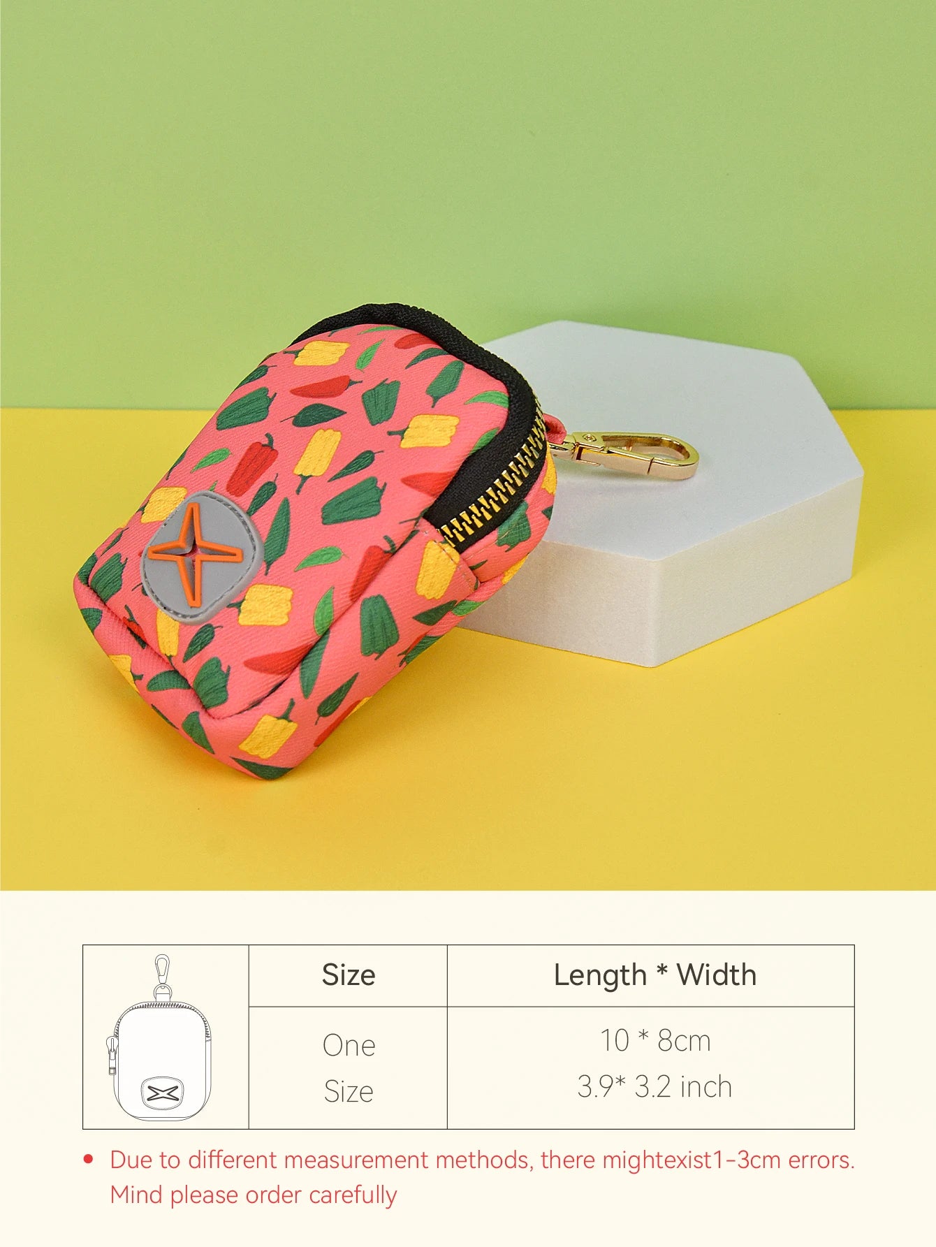 1 Pcs Valentine's Day and New Year's gift For Dog High Quality Designer Cute Pattern Gold Metal Hardward Dog Poop Bag Holder