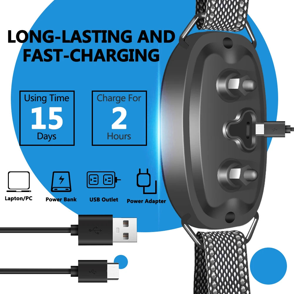 new smart Dog Bark Collar,Rechargeable Smart Barking Collar, Anti Bark Training Collar Adjustable Sensitivity