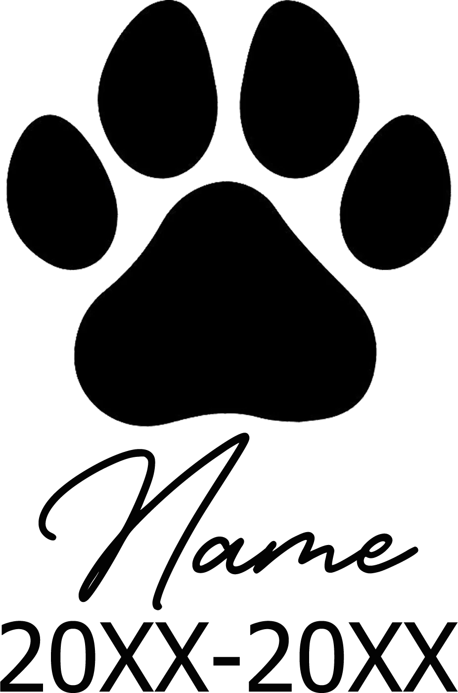 Pet Memorial Stone Custom Dogs Name and Date of Death Personalized Pet Loss Gifts Personalized Dog Grave Marker Plaque