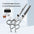 Fenice 6.5/7.0/7.5 Inch Pet Grooming Scissors Set Dog Hair Trimming Shears Cutting Thinning Curved Scissor Kit for Family Use