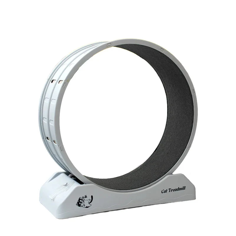 Large Size Pet Treadmill PP Material Silent Running Wheel Cat Exercise Wheel Multiple Safety Design for Cats And Small Dogs Use