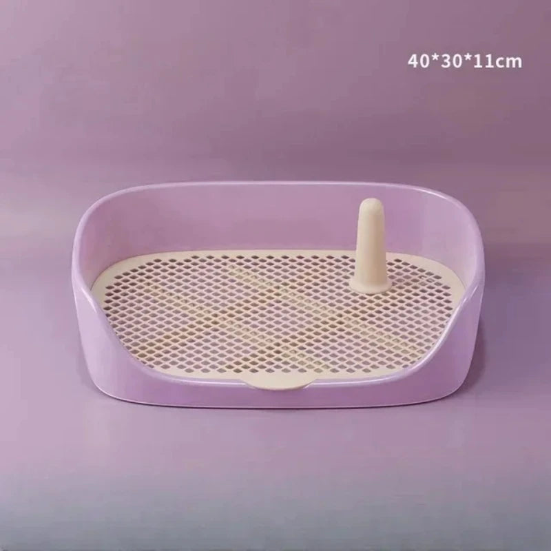 Pet Toilet for Small Dogs Cats Portable Dog Training Toilet Puppy Pad Holder Tray Pet Supplies Indoor Dog Potty Rabbit Toilets