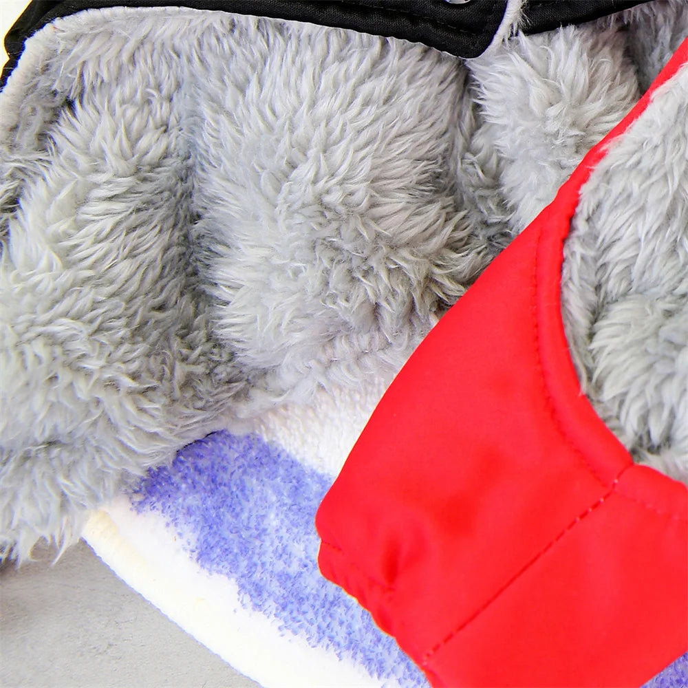 Thicken Warm Dog Jumpsuit Winter Pet Dogs Clothes for Chihuahua Coat Waterproof Hoodie Puppy Overalls Poodle Jacket Pet Apparel
