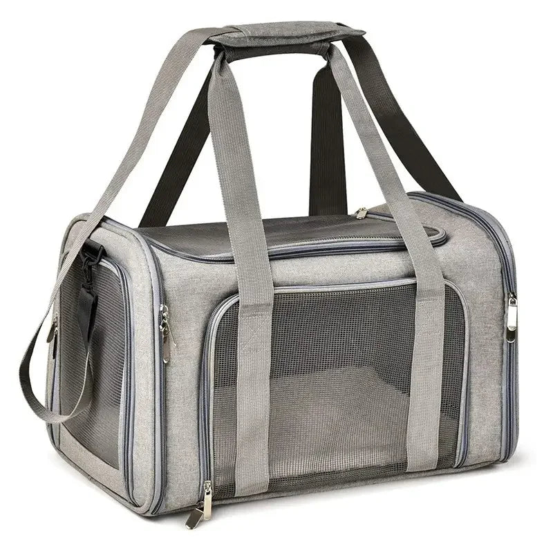 Pet Carrier Bag Side Ventilated Backpack Cat Pet Carriers Dog Travel Bag Airline Approved Transport for Small Dogs Cats Outgoing