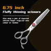 Fenice 6.5/7.0 inch High-end JP440C Alloy Steel Diamond Screw Grooming for Dogs Scissors Shears Kit for Dog Groomers