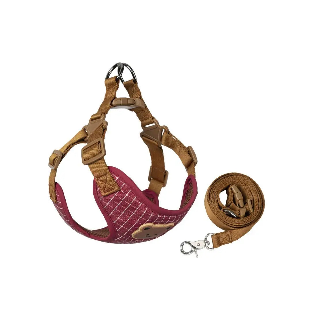 Pet Dog Harness Leash Set Small Medium Dog Cat Vest Breathable Puppy Chest Strap French Bulldog Chihuahua Harness Pet Supplies