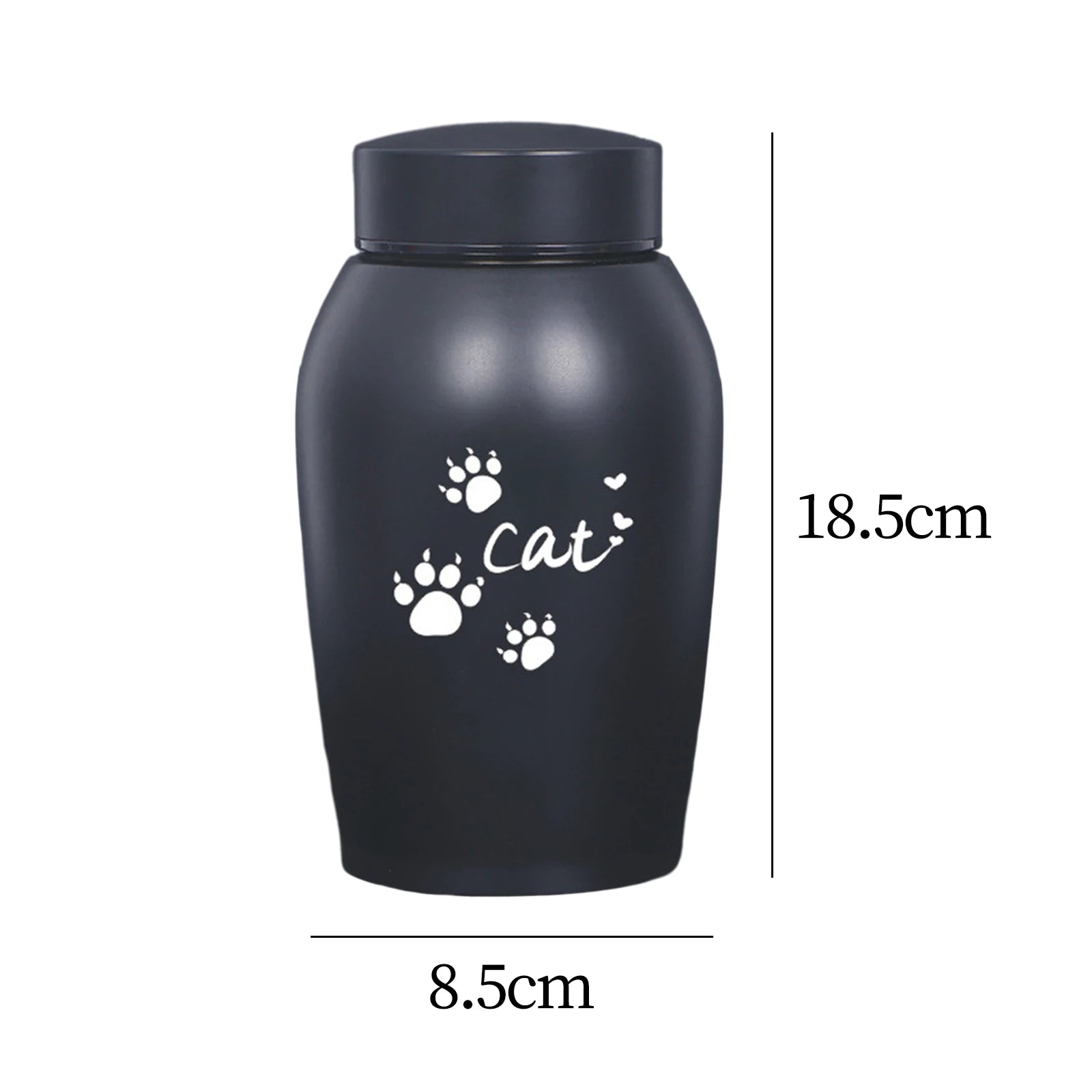 500ML Pet Cremation Memorial Urn Retain Memories Burial Keepsake for Funeral Box Pet Cremation Urn Kittens Puppy Keepsake