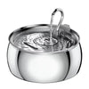 4L Ultra-Quiet Stainless Steel Cat Water Fountain Automatic Drink Filter Pet Drinking Dispenser Drinker For Cats Water Filter