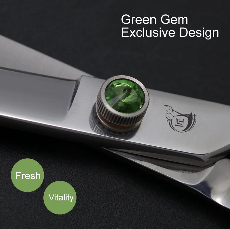 Crane 8 Inch Professional Pet Scissors Set Dog Grooming Scissor VG10 Steel Kit High-end Straight Curved Chunker Thinning Shears