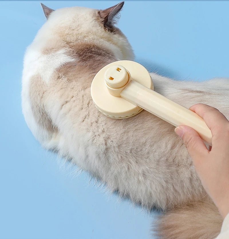 Pet Hair Removal Comb Cat Brush Self Cleaning Slicker Brush for Cats Dogs Hair Remover Scraper Pet Grooming Tool Cat Accessories