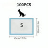 20/50/100PCS Disposable Diapers Dog Cat Urine Mat Puppy Training Absorbent Quick Dry Surface Deodorant Cleaning Pet Supplies