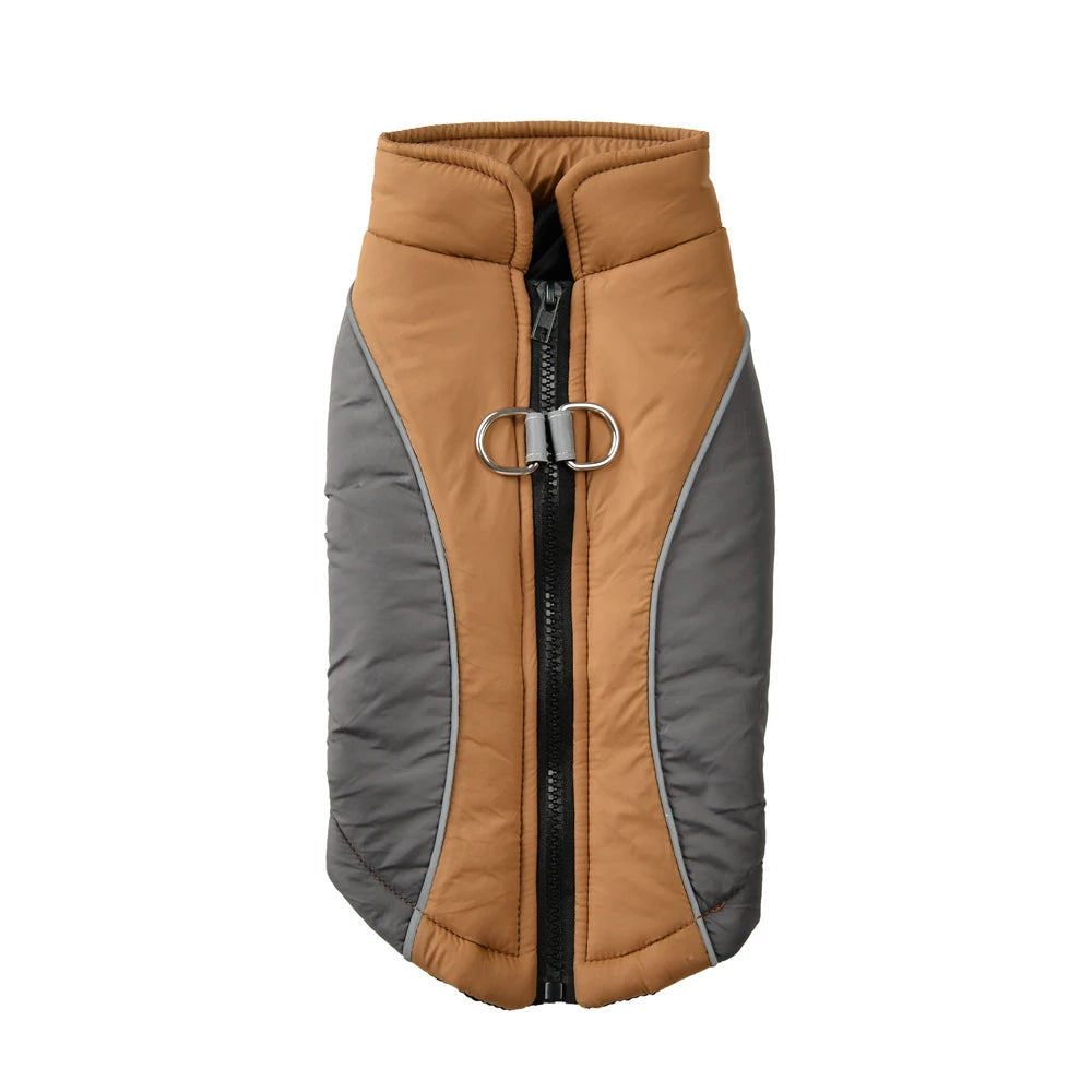 Winter Warm Pet Dog Clothes For Small Medium Dogs Coat Waterproof Reflective Puppy Jacket Elastic French Bulldog Outfit Apparel