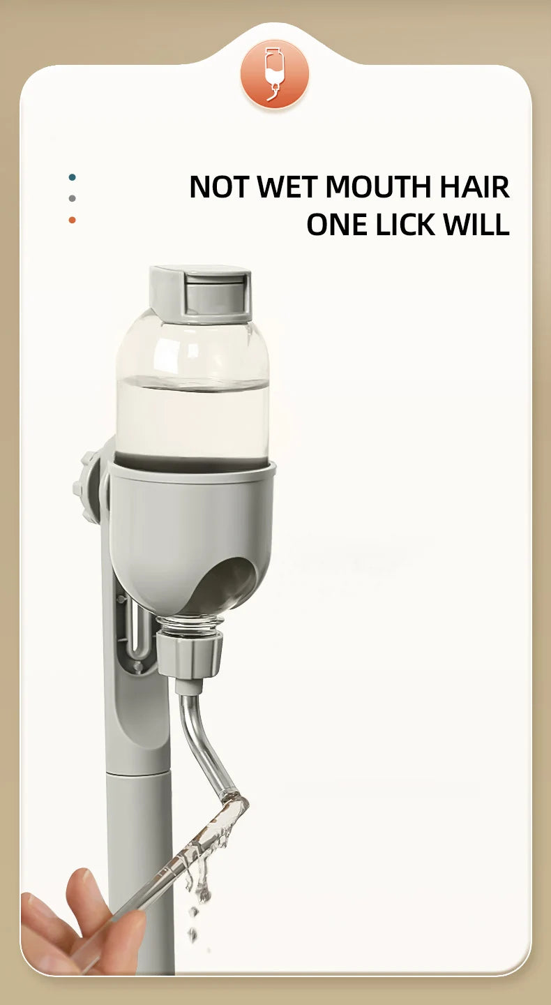 HOOPET Automatic Pet Dispenser Anti-tip Dog Bowl Drinking Water Bottle Feeder Hanging Kettle Cat Food Container Pets Supplies