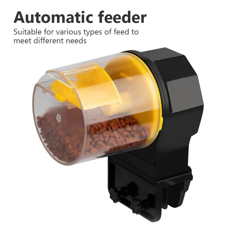 Automatic Fish Tank Feeder Intelligent Timing Automatic Feeder Aquarium Goldfish Feeder Large Capacity Goldfish Aquarium Feeder