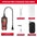 HABOTEST HT601B+PRO Gas Leak Detector 0-9999PPM Flexible probe Quick response Combustible Natural Methane Gas Detector