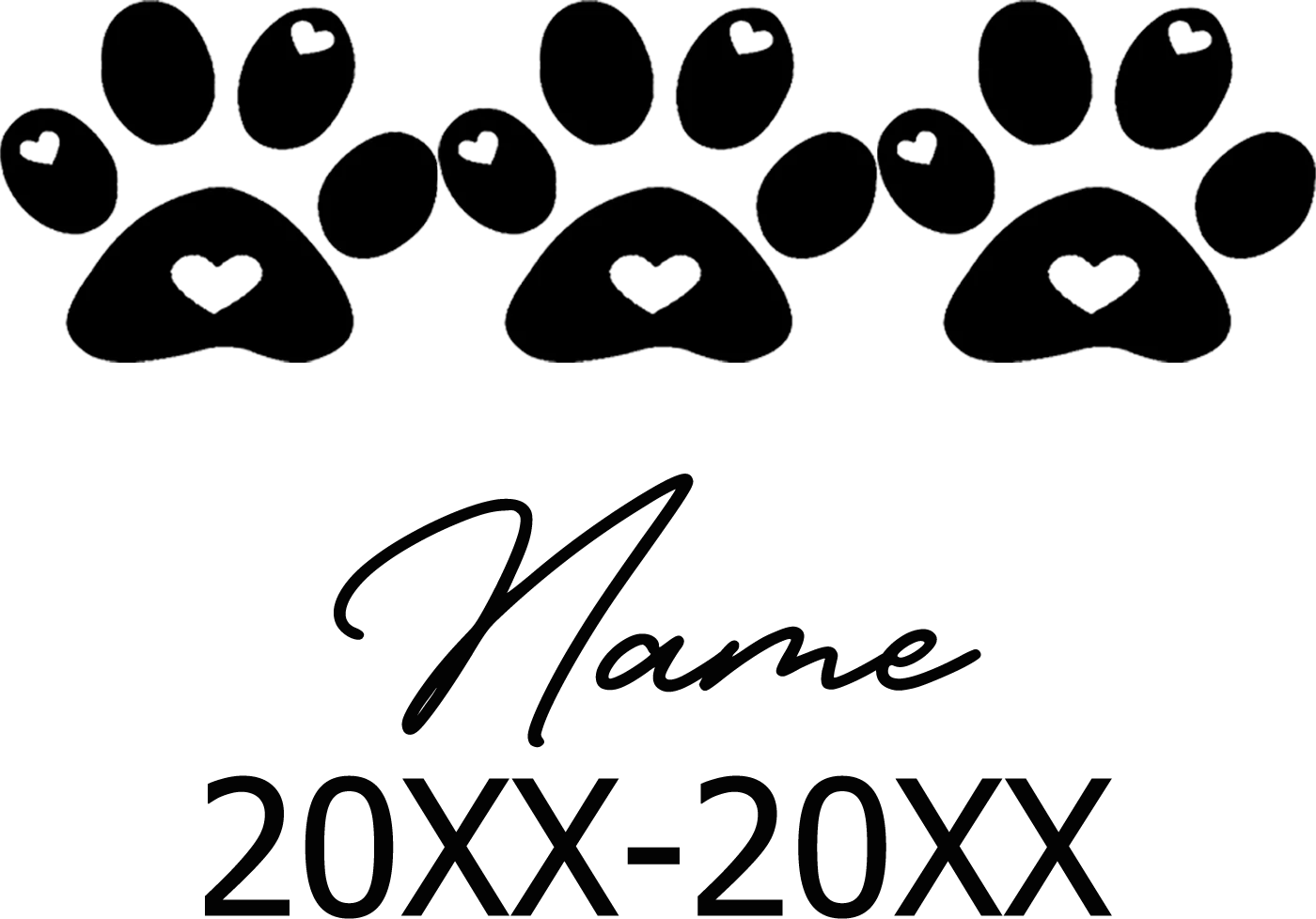 Pet Memorial Stone Custom Dogs Name and Date of Death Personalized Pet Loss Gifts Personalized Dog Grave Marker Plaque