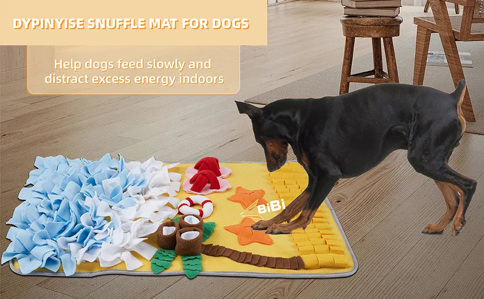 New Pet Sniffing Mat Dog Training Hidden Food Blanket Antiboredom Anti-Choking Sniffing Mat Slow Food Mat Pet Supplies Dog Toys