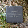 Pet Memorial Gift Custom Pet Memorial Garden Stone Slate Engraved Garden Slate with Dog Name Dog Loss Gifts