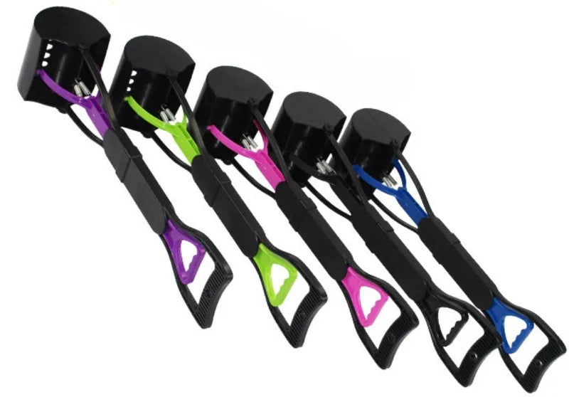 New Dog Poop Picker Extra Long Handle Large Collapsible Scooper Outdoor Dog Walking Cleaning Tool Feces Collector Pet Products