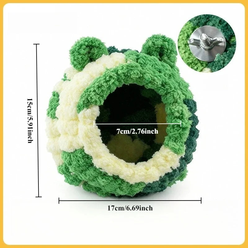 2025 Parrot Breeding Nest Versatile Winter Bird House Hanging Hammock Cage Accessories Breathable Warm Parrot Cage Nid Oiseaux