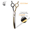 Crane Professional 7 Inch High-end Dog Grooming Scissors Curved Thinner Shears For Dogs Animal Hair Thinning Tijeras Tesoura