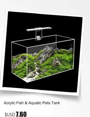 PET Aquarium Box Plastics Ultra-white Organic Glass Explosion-proof Fish Tank Tabletop Small Ecological Water Tank