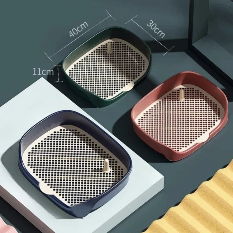 Pet Toilet for Small Dogs Cats Portable Dog Training Toilet Puppy Pad Holder Tray Pet Supplies Indoor Dog Potty Rabbit Toilets