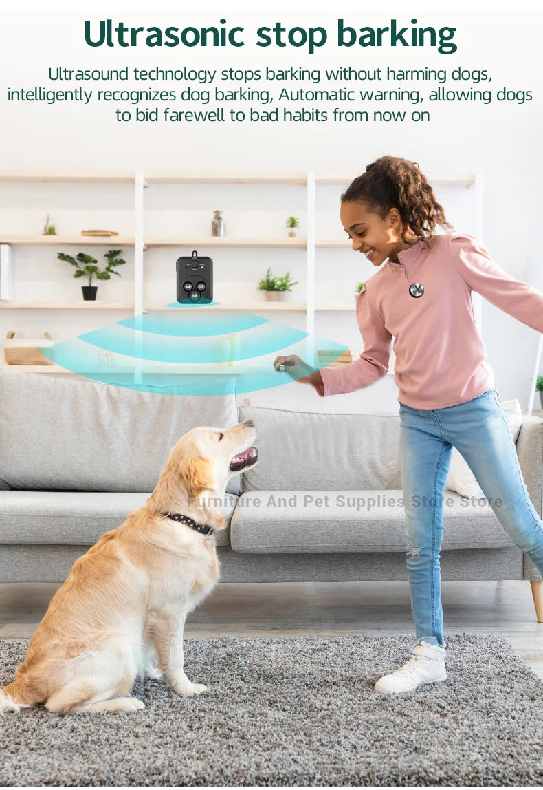 Anti Barking Devices Auto Barking Control Devices with 3 Modes Ultrasonic Dog Stop Barking Dog Devices