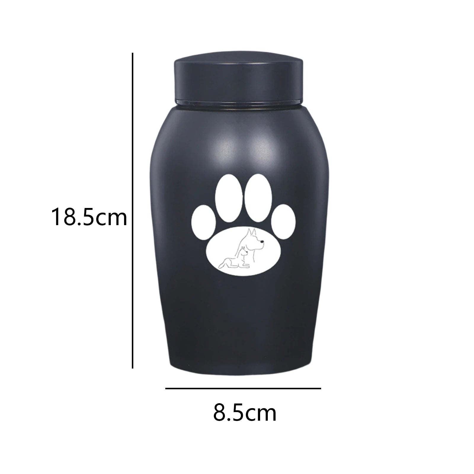500ML Pet Cremation Memorial Urn Retain Memories Burial Keepsake for Funeral Box Pet Cremation Urn Kittens Puppy Keepsake
