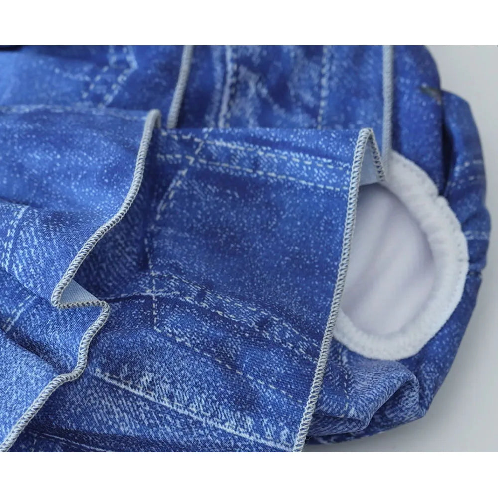 Reusable Female Dog Diapers Washable Premium Doggie Diaper for Girls Dogs Highly Absorbent Dog Shorts for Pet Heat Incontinence