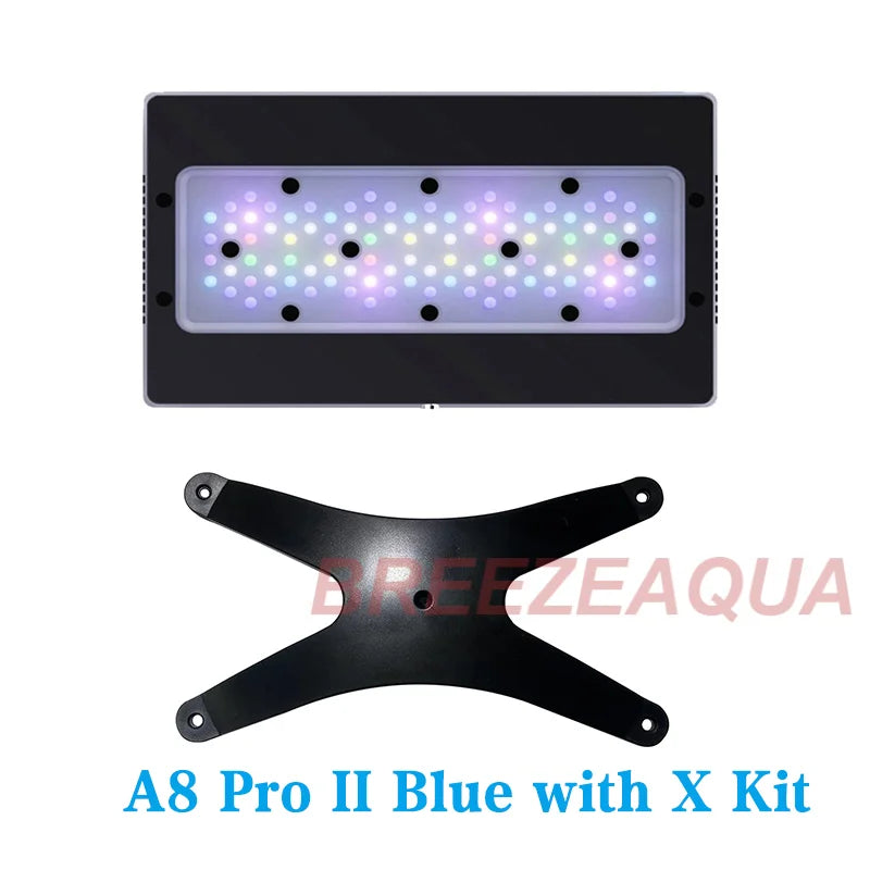 A8pro Blue II Max  240W Full Spectrum WiFi APP Controlled Coral LED Light Reef Marine Aquarium Light with CREE LED Beads