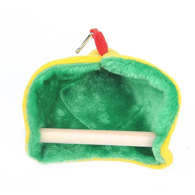 Warm Bird Shawl Nest Corner Parrot Blanket Pet Small Animal Hanging Tent Cage Decoration for Parakeet Lovebird Cockatiel