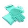 Pet Grooming Gloves Dog Cat Bathing Cleaning Glove Shampoo Scrubber Clean Soft Silicone Hair Removal Glove Hand Skin Protection