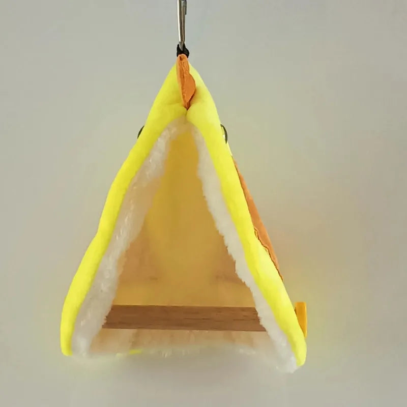 Warm Bird Shawl Nest Corner Parrot Blanket Pet Small Animal Hanging Tent Cage Decoration for Parakeet Lovebird Cockatiel
