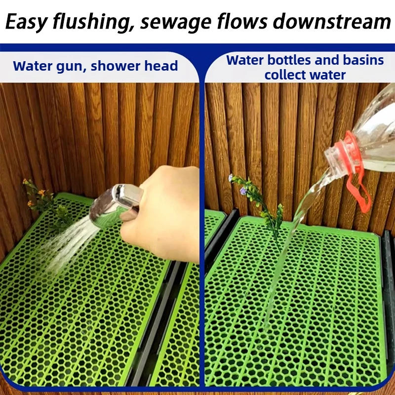 Flush Dog Toilet Direct Drainage System Dog Toilet Training Walls Pet Potty Indoor with Drain Pets Urinal Large Medium Supplies