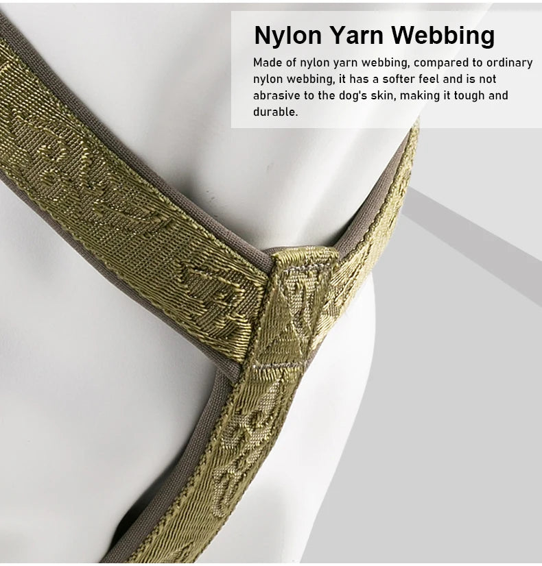 Winhyepet Dog Harness Pet Strap Adjustable Vest Triple Anti-escape Traveling Walking Pet Accessories For Small Meduim Large Dogs