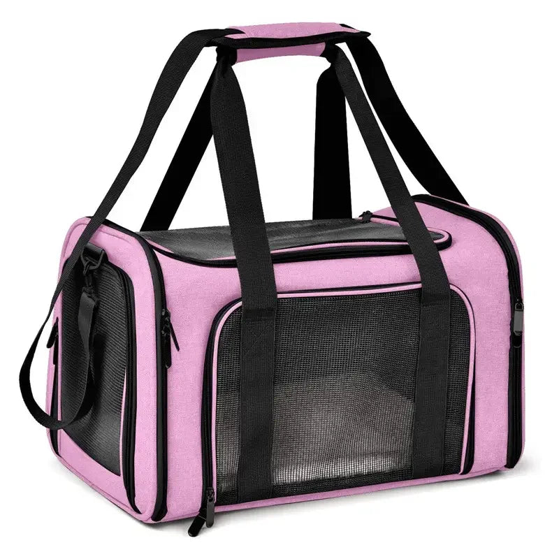 Pet Carrier Bag Side Ventilated Backpack Cat Pet Carriers Dog Travel Bag Airline Approved Transport for Small Dogs Cats Outgoing