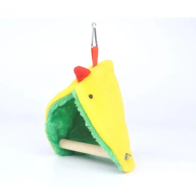 Warm Bird Shawl Nest Corner Parrot Blanket Pet Small Animal Hanging Tent Cage Decoration for Parakeet Lovebird Cockatiel